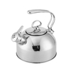 Goldensea Hot Sale Design Factory Price Stainles Steel 430 Material Whistling Kettle 2L Capacity Stove Top Teapot.