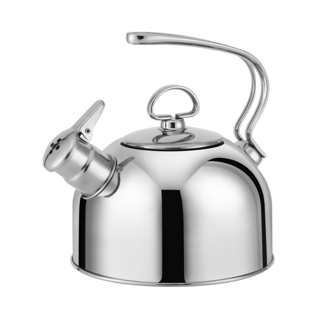 Goldensea Hot Sale Design Factory Price Stainles Steel 430 Material Whistling Kettle 2L Capacity Stove Top Teapot.