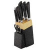 Goldensea Hot Sale 8pcs Kitchen Knife Set Factory Frice With Wooden Base