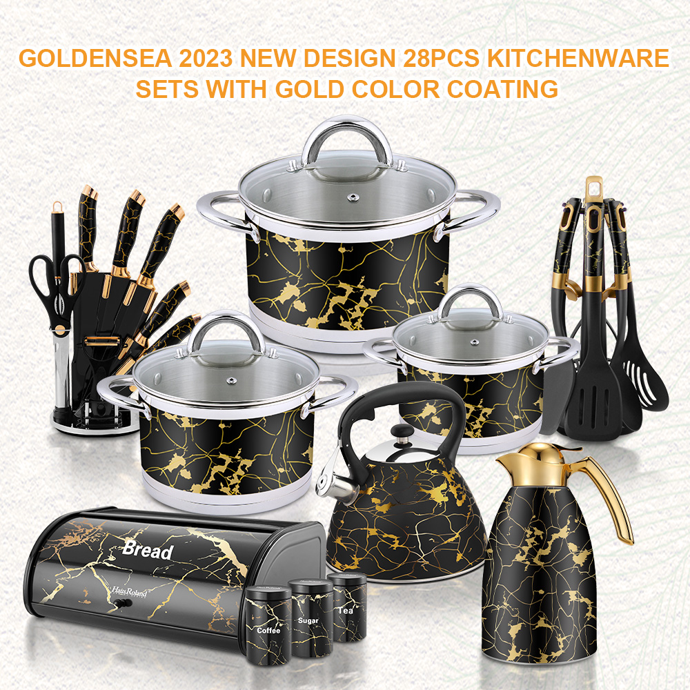 New Design 26pcs Stainless Steel Cookware Set