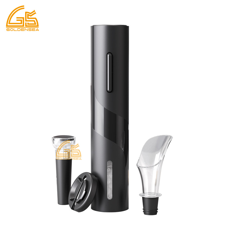 Goldensea Hot-selling Battery-operated Cordless Electric Wine Opener Set