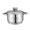 Goldensea 13PCS Stainless Steel Cookware Set Factory Frying pan Producer Saucepan with color coating.