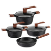 Goldensea Wholesaler Price 8pcs Non-Stick Aluminum Cookware Set Factory Price With Fr\'ying Pan