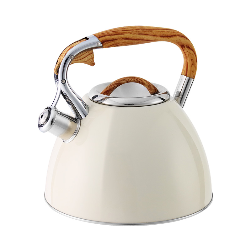 High Quality Kitchen Home 3L Hot Water Tea Pot Stainless Steel Water Cooker Tea Kettle Whistle Kettle With Color Paint