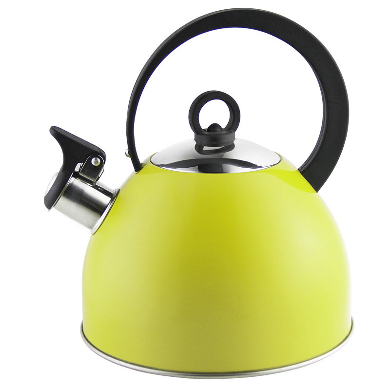 Goldensea Food Grade Stainless Steel Whistling Tea Kettle Induction Gas Stove Top Teapot With Loud Whistle and Anti-Heat Handel
