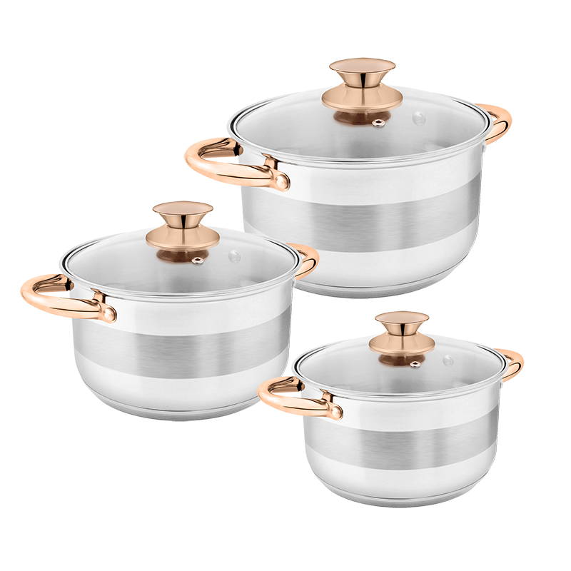 Ustensiles De Cuisine Ensemble D'ustensiles Cuisin Stainless Kitchen Hot Stainless Steel Cookware Pot Sets
