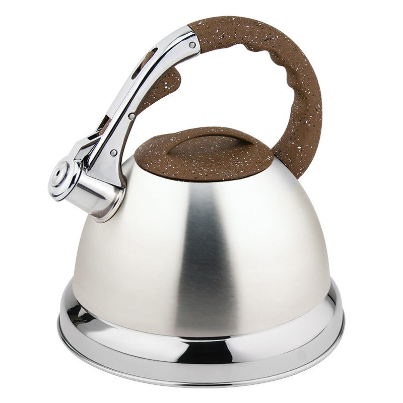 High Quality Big Size Stainless Steel Casting Handle Kettle Whistling Tea Pot