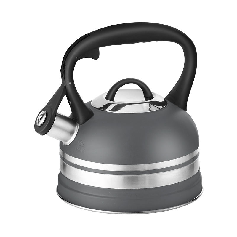 High Quality Colorful Capsuled Induction Bottom Stainless Steel Whistling Kettle for Stove Top