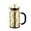 Goldensea 600ML/800ML/1000MLStainless Steel and Hammered Shape French Press Coffee Tea Maker