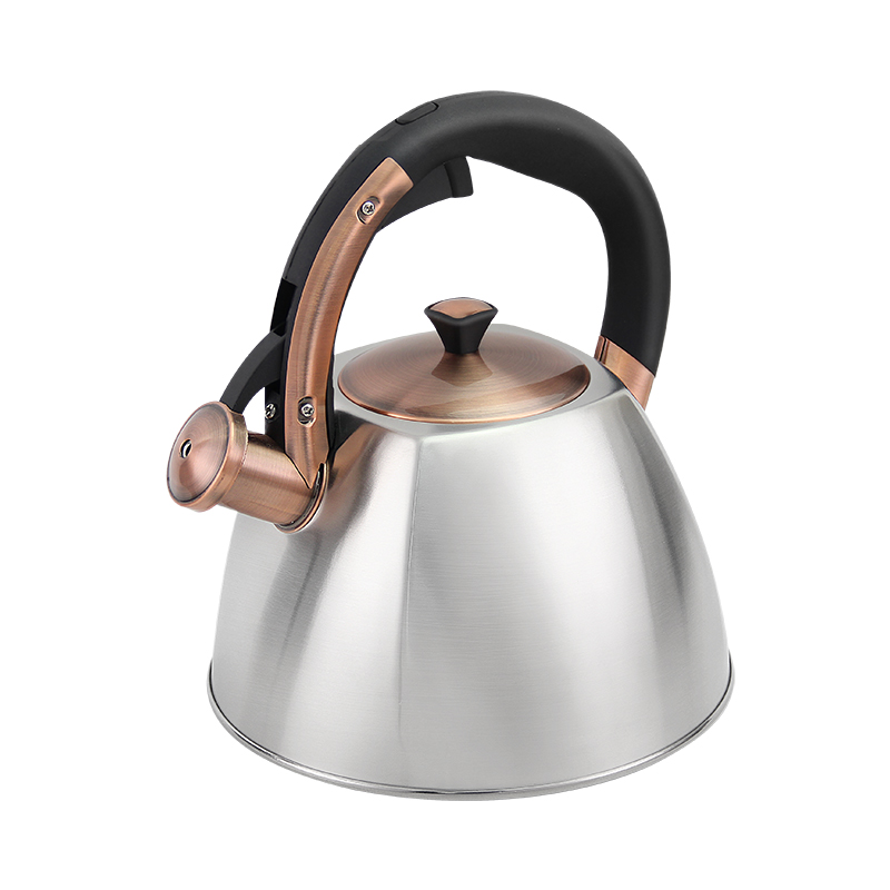 Fast Water Boil Small Portable Teapot Kettle Stove Top Kettle Stainless Steel Whistling Kettle With Nylon Handle