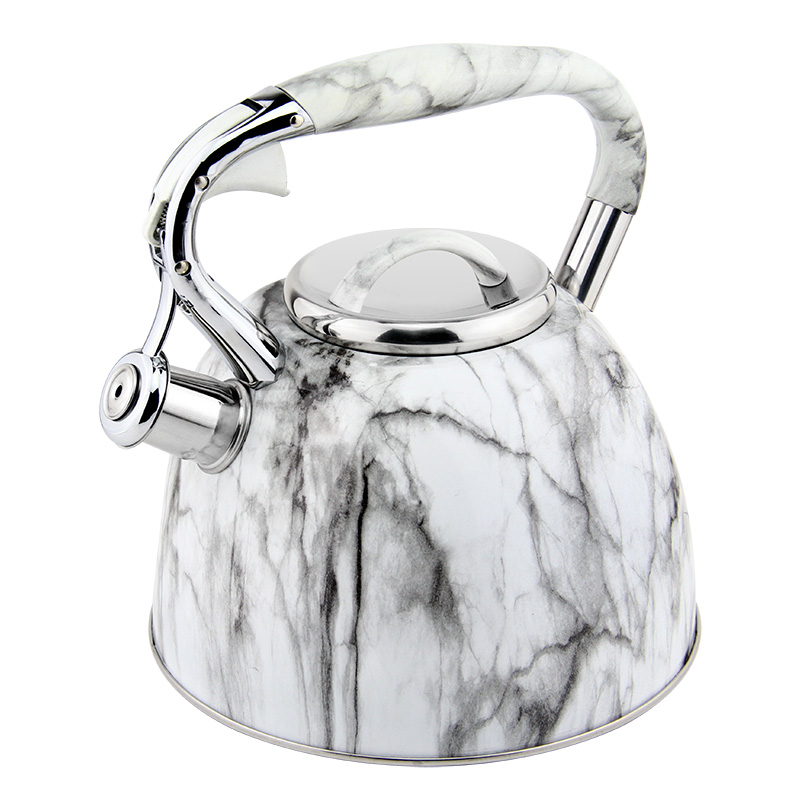 High Quality Kitchen Home 3L Hot Water Tea Pot Stainless Steel Water Cooker Tea Kettle Whistle Kettle With Color Paint