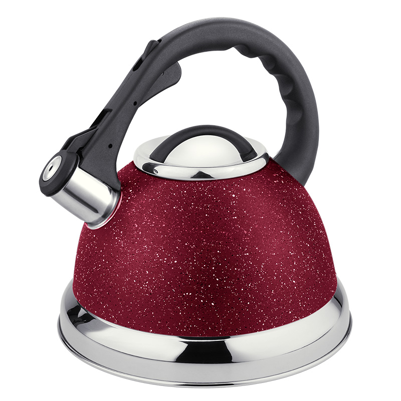 Manufacturer Simple Household Large Double Hot Tea Pot Gas Stainless Steel Stove Top Whistling Water Kettle With Whistle