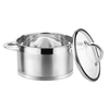 Goldensea 6pcs Stainless Steel Cookware Set Induction Cooking Casserole Pot 