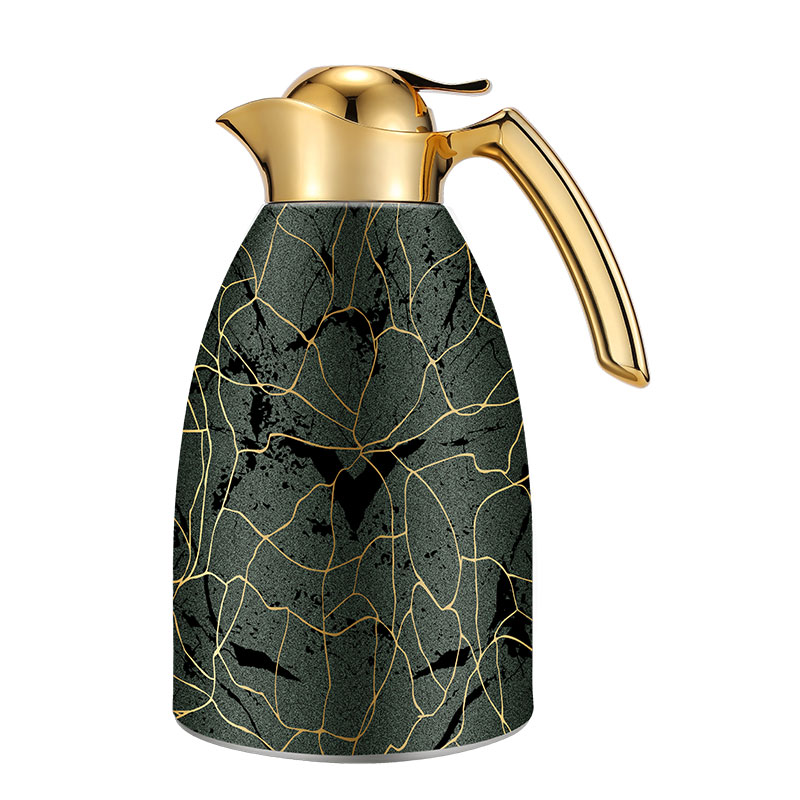 Goldensea Stainless Steel Double Wall Vacuum Flask Thermos Coffee With Color Coating.