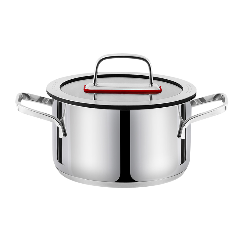 Panelas De Inox Glass Cooking Pots And Pans Soup Induction Stainless Steel Cookware Pot Sets for Cooking Free Shipping
