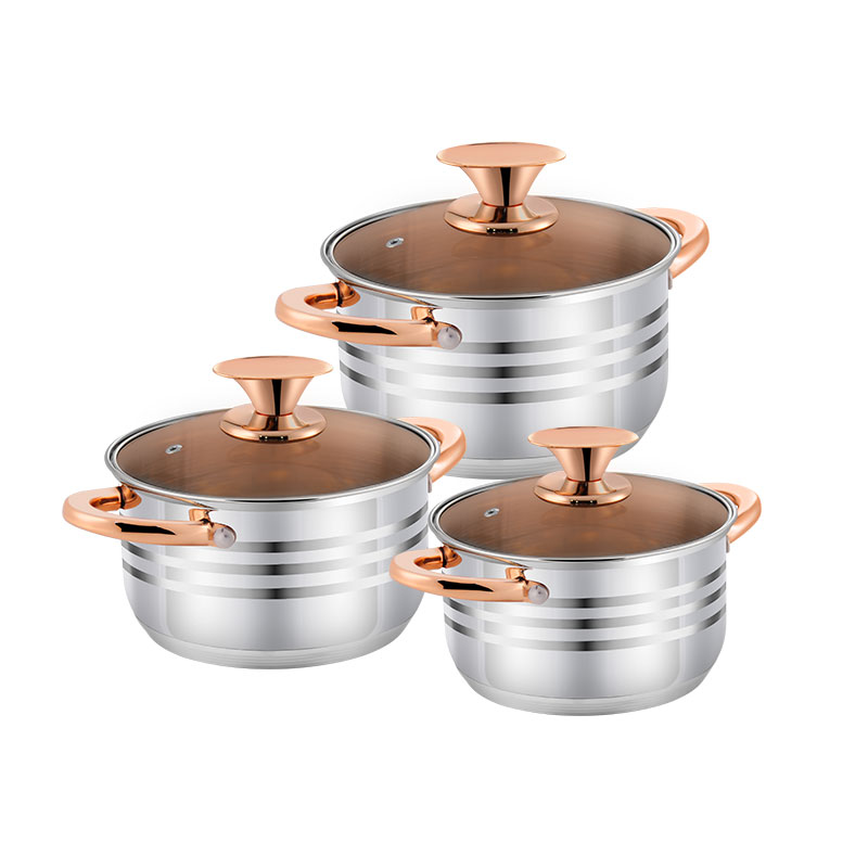 Ustensiles De Cuisine Ensemble D'ustensiles Cuisin Stainless Kitchen Hot Stainless Steel Cookware Pot Sets