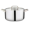 Goldensea Hight Level Triply Stainless Steel 304 Food Grade Cookware Set Manufacturer Casserole Pot Factory Price With Frypan