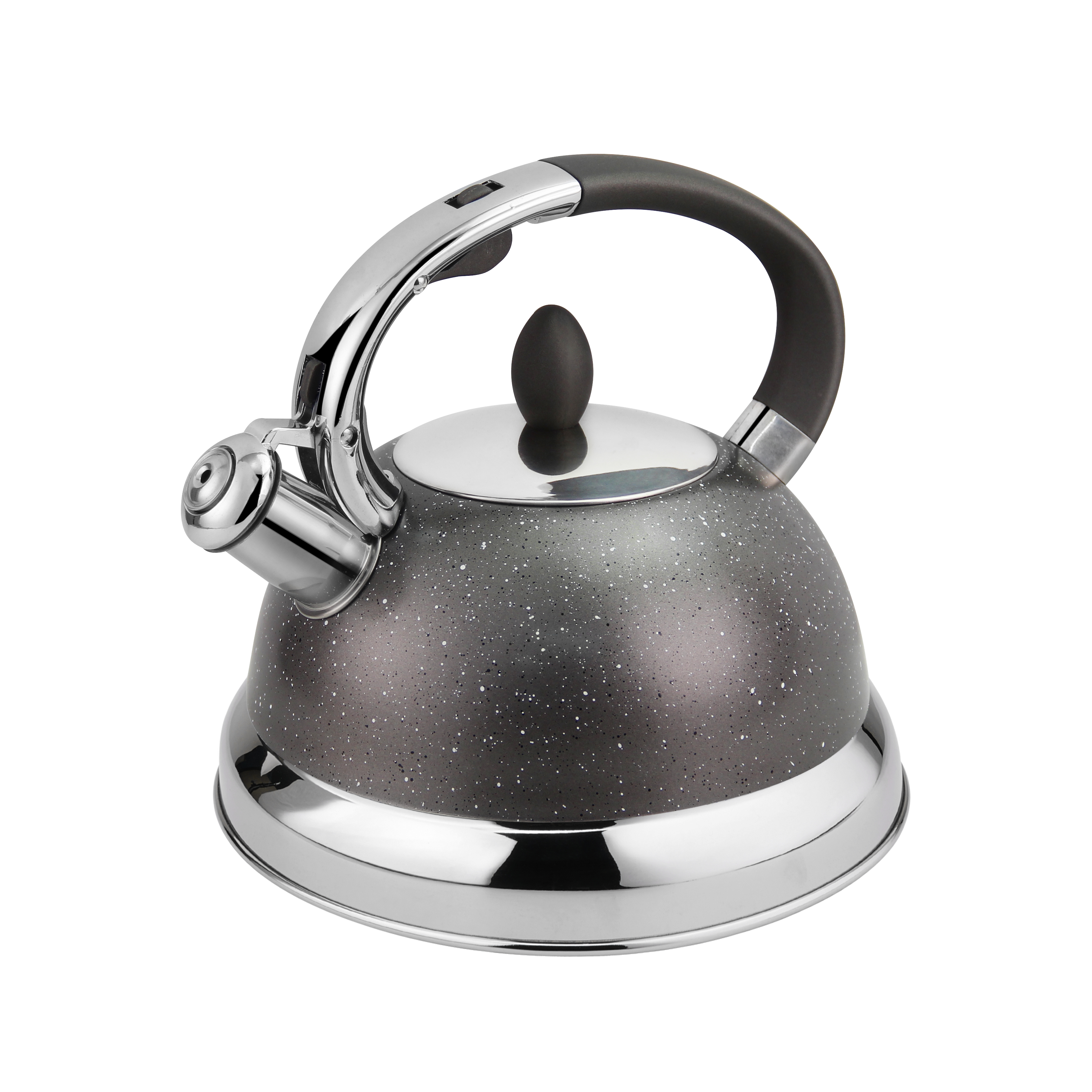 Goldensea Stainless Steel Whistling Water Tea Kettle Stovetop Teapot for Kitchen