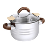 Goldensea Manufacturer Wholesale Price 8pcs Stainless Steel Cookware Set Induction Casserole Pot With Silcone Handle