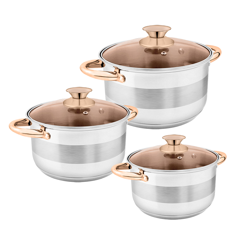 Ustensiles De Cuisine Ensemble D'ustensiles Cuisin Stainless Kitchen Hot Stainless Steel Cookware Pot Sets