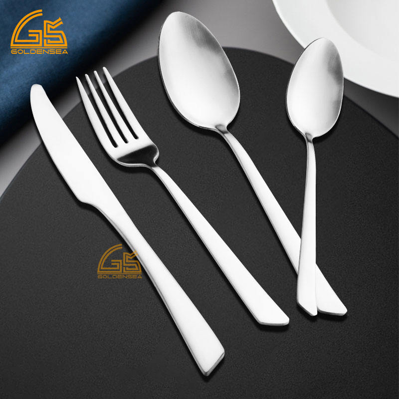 Jogo De Talheres Para Rustic Style Modern Style Restaurant Cutlery Set Silverware Flatware Set