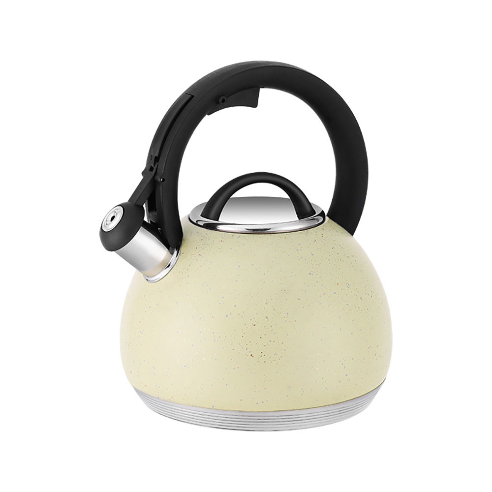 Customs Wholesales Tea Pots 3.0L Stainless Steel Whistling Kettle Hot Water Teapots for Restaurant Hotel Kitchen Stovetop