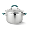 Goldensea New Design Stainless Steel Casserol Pan Induction Cooking Pot With Spout Edge