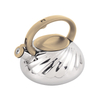 Goldensea Diamond Shape Stainless Steel Whistling Water Tea Kettle Stove Top Teapot