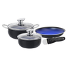 Goldensea 6pcs Die-Cast Non Stick Aluminum Cookware Set With Movable Handle Frying Pan