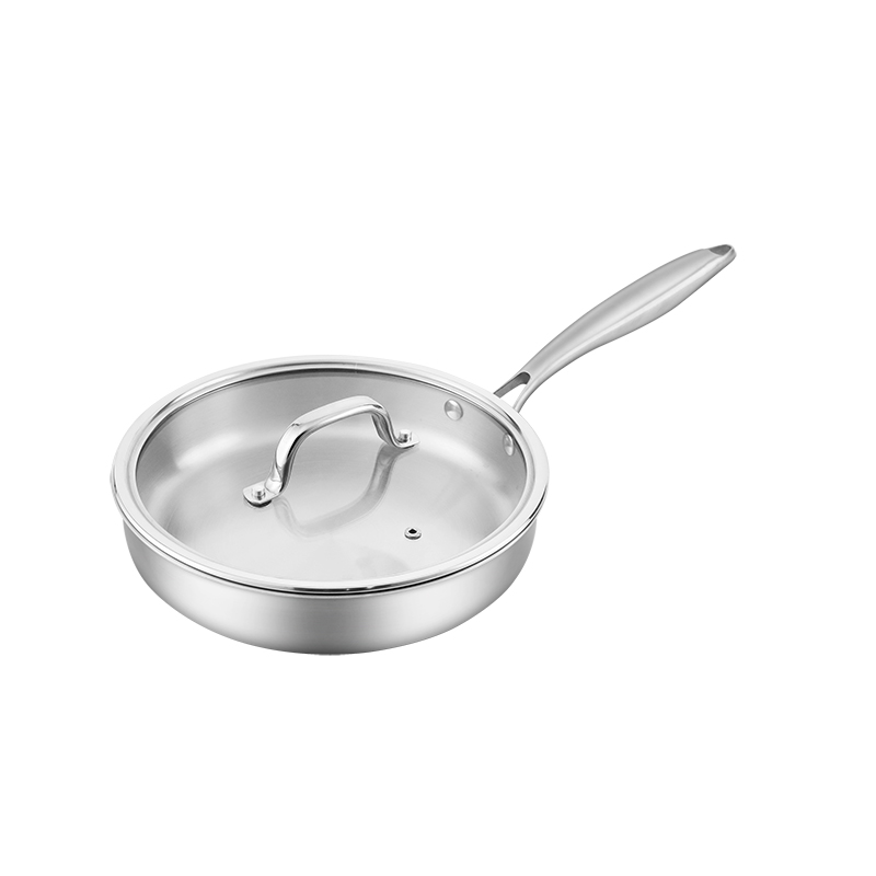 New Design Caserole Saucepan High Borosilicate Glass Stainless Steel Cookware Sets