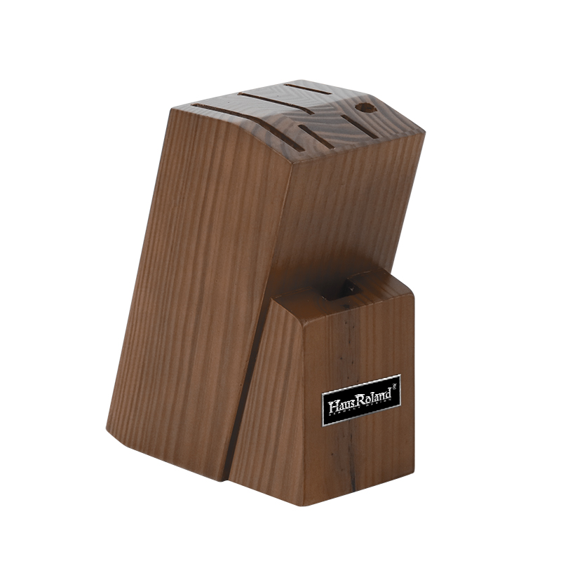 Design Wholesale Price High Quality Carbon Steel Stainless Steel Coating Block Knife Set with Magnetic Wooden Wood 