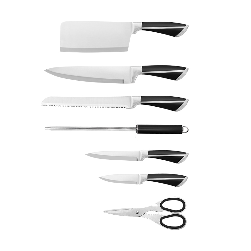 Quality Reasonable Price Black Knives Set Kitchen Knife Set With Stand for Kitchen Puro With Acrylic Stand Cutlery for 