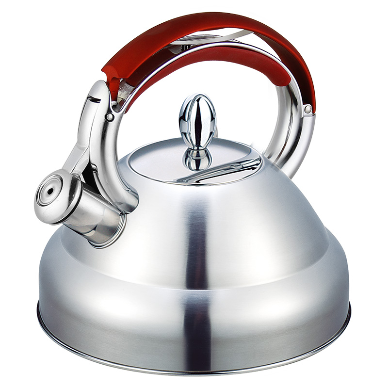 Hausroland Unique Shape Cheapest Colorful Teapot Triangle Steel Whistle Kettle Tea