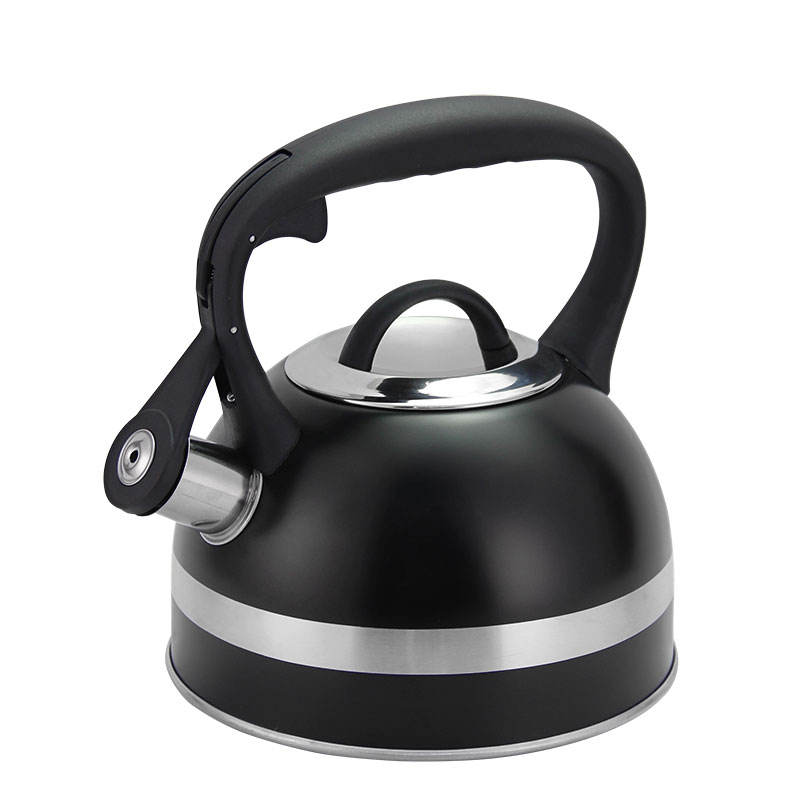 High Quality Colorful Capsuled Induction Bottom Stainless Steel Whistling Kettle for Stove Top