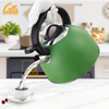 Goldesea Stainless Steel Whistling Water Tea Kettle Stove Tea Pot With Color Painting