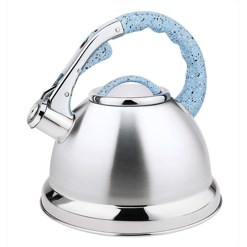 High Quality Big Size Stainless Steel Casting Handle Kettle Whistling Tea Pot