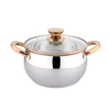 Goldensea 8pcs Stainless Steel Cookware Set Factory Induction Casserole Pot Manufacturer With Hollow Handle