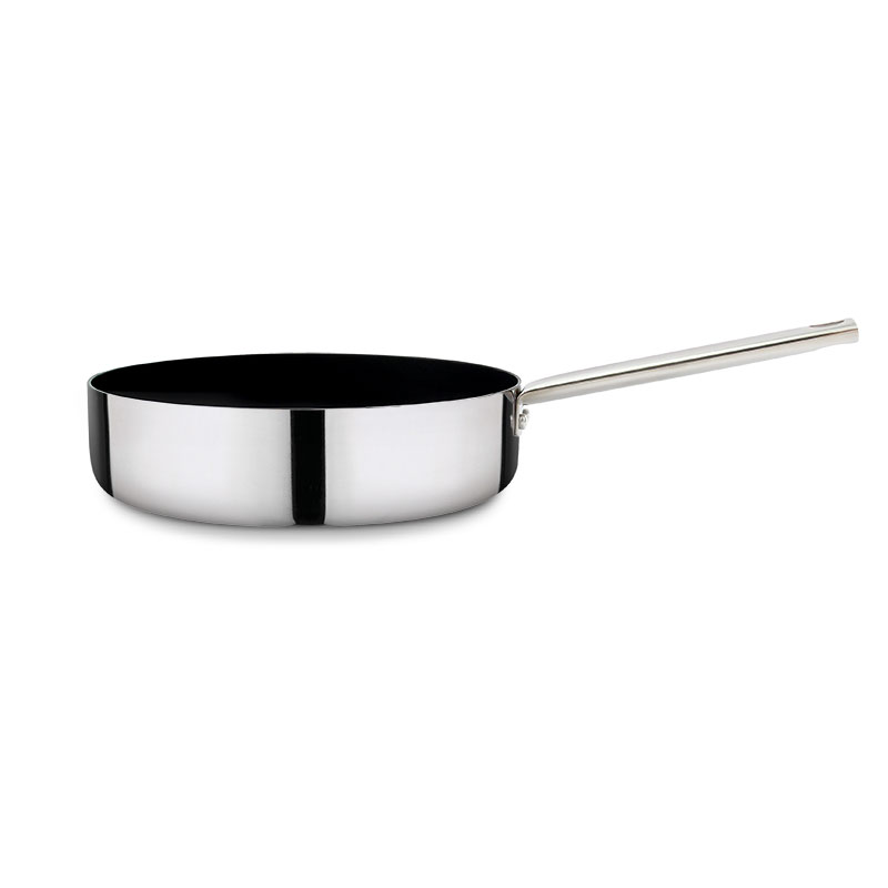 Goldensea Manufacturer Hot Sale Triply Stainless Steel Fry Pot Non Stick Frying Pan