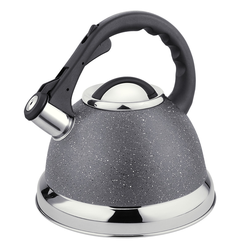 Manufacturer Simple Household Large Double Hot Tea Pot Gas Stainless Steel Stove Top Whistling Water Kettle With Whistle