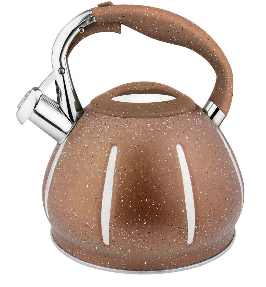Heat Retention Stainless Steel Whistling Tea Kettle for gas