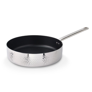 Goldensea Manufacturer Hot Sale Triply Stainless Steel Fry Pot Non Stick Frying Pan