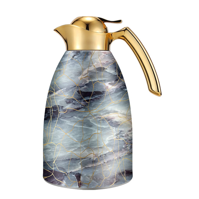 Goldensea Stainless Steel Double Wall Vacuum Flask Thermos Coffee With Color Coating.