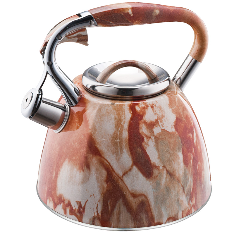 High Quality Kitchen Home 3L Hot Water Tea Pot Stainless Steel Water Cooker Tea Kettle Whistle Kettle With Color Paint