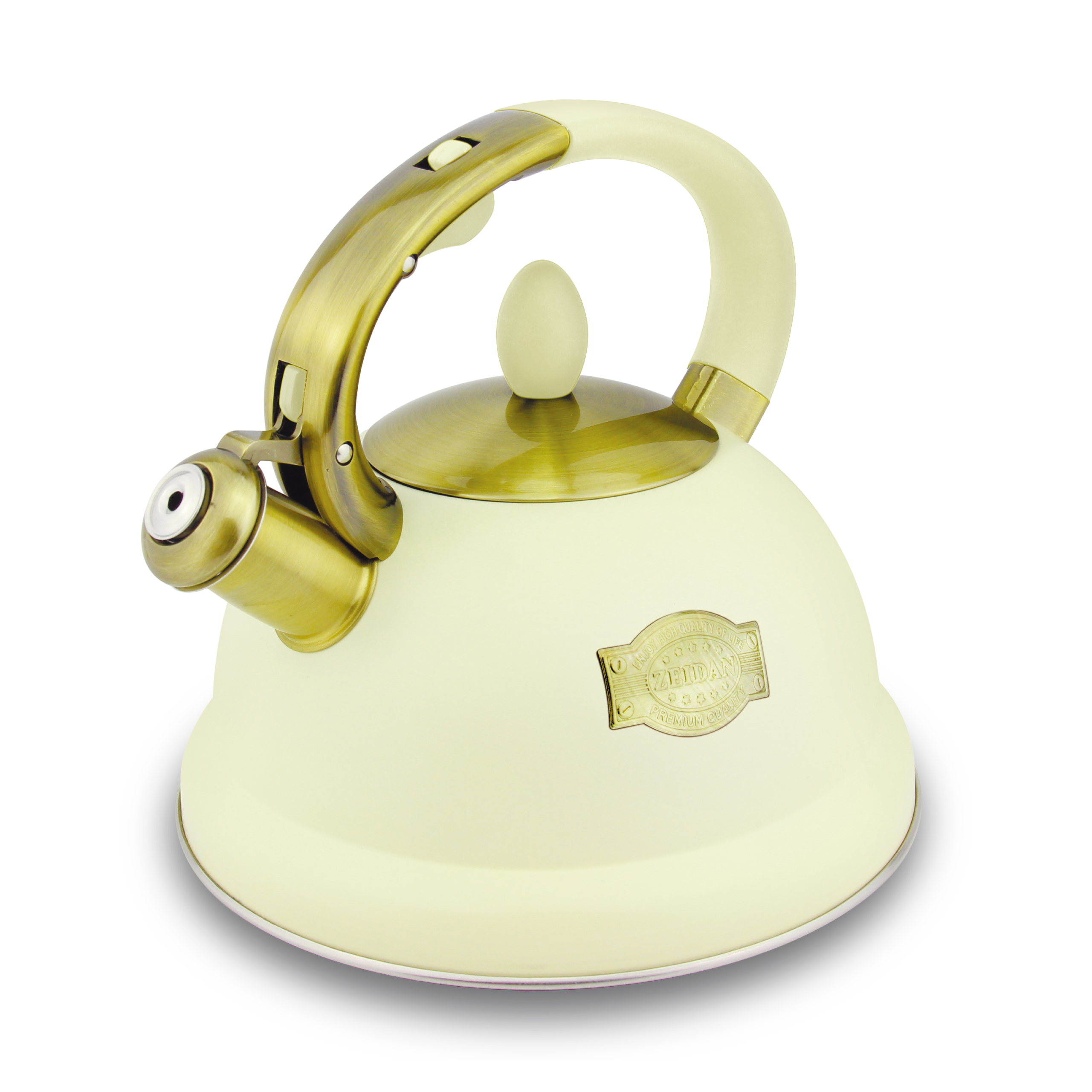 Goldensea Stainless Steel Whistling Water Tea Kettle Stovetop Teapot for Kitchen