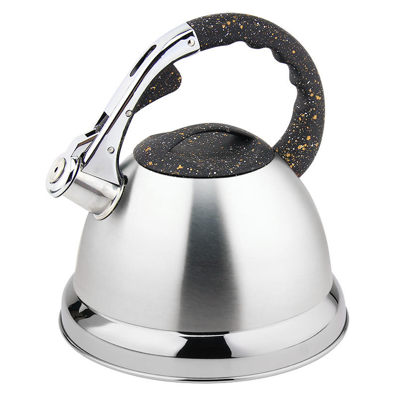 High Quality Big Size Stainless Steel Casting Handle Kettle Whistling Tea Pot